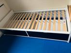 Ikea bed flaxa eenpersoons met lades, Ophalen, 90 cm, Zo goed als nieuw, 200 cm