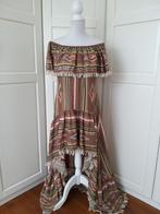 Miss June nieuwe hippie off shoulder high low jurk M, Maat 38/40 (M), Bruin, Miss June, Nieuw