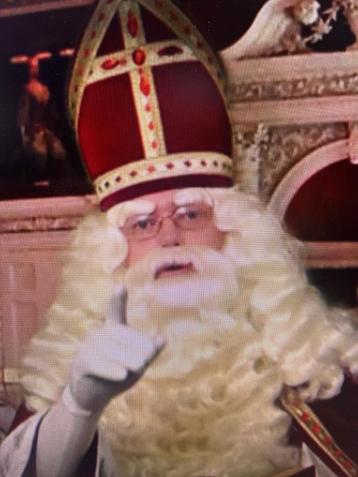 TE KOOP Baardstel Sinterklaas Luxe MET versteviging beschikbaar voor biedingen