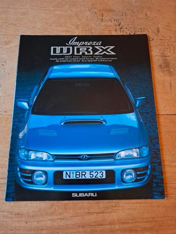 Japanse Subaru Impreza WRX brochure - 1994 beschikbaar voor biedingen