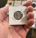 Romeinse munt - Philippus II - zeldzame ommekant, Ophalen of Verzenden, Italië, Losse munt, Zilver