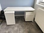 Bureau IKEA, Huis en Inrichting, Ophalen, Met wielen, Zo goed als nieuw, Bureau