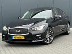 Infiniti Q50 2.0T Sport Tech Schuifdak - Led - Leder - 360°, Automaat, Euro 5, Gebruikt, Zwart