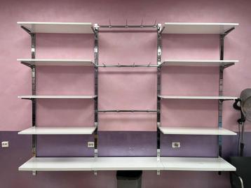 Chrome modulair wandkast/rek beschikbaar voor biedingen