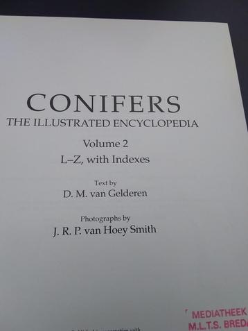 Conifers Encyclopedia Vol. 2 beschikbaar voor biedingen