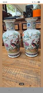 Set van 2 decoratieve chinese vazen 47 cm, Antiek en Kunst, Ophalen of Verzenden