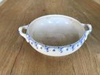 antieke fruitschaal blauw bewerkt, Antiek en Kunst, Ophalen of Verzenden