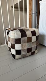 Mooie vierkante poef, afm 43 x 43 x 40 cm., Ophalen, Minder dan 50 cm, Vierkant, Minder dan 50 cm