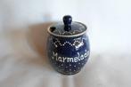 Marmelade Deksel Pot Blauw Wit, Ophalen of Verzenden