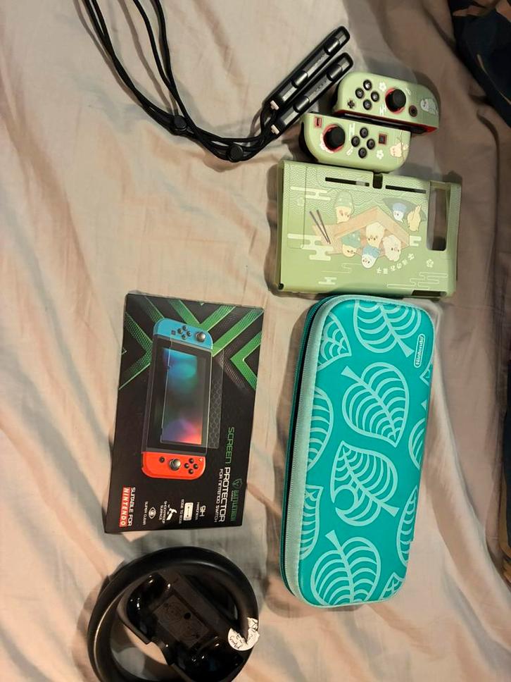 Nintendo Switch accessoires set, Spelcomputers en Games, Spelcomputers | Nintendo Game Boy, Zo goed als nieuw, Overige modellen