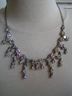 strass ketting TI nr GG 1083, Sieraden, Tassen en Uiterlijk, Kettingen, Overige materialen, Verzenden, Met strass, Zo goed als nieuw