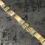 14k gouden armband heren massief schakel