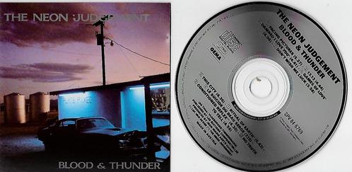 Neon Judgement - Blood & Thunder (België, electronic), Cd's en Dvd's, Cd's | Rock, Gebruikt, Ophalen of Verzenden