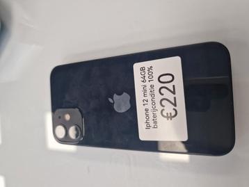 IPhone 12mini 64GB 2jaar garantie  beschikbaar voor biedingen