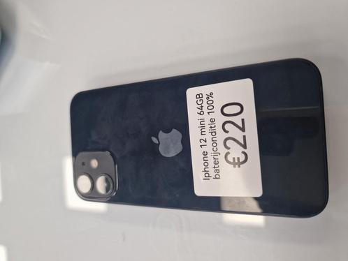 IPhone 12mini 64GB 2jaar garantie, Telecommunicatie, Mobiele telefoons | Apple iPhone, Zo goed als nieuw, 64 GB, Blauw, Ophalen of Verzenden