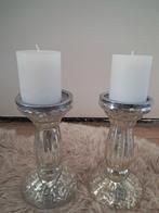 Rivièra Maison kandelaars - Mooie set!, Overige materialen, Grijs, Ophalen of Verzenden, Zo goed als nieuw