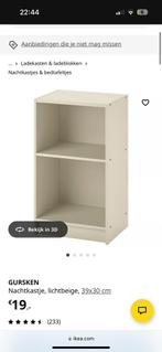 Nachtkast gursken (2x), Huis en Inrichting, Ophalen, Nieuw, Minder dan 45 cm