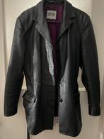 Vintage Versace jeans couture leren jas, Maat 38/40 (M), Versace jeans, Zwart, Ophalen of Verzenden