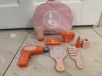 Beautycase kinderen makeup houten speelgoed roze fohn kam, Ophalen of Verzenden, Zo goed als nieuw