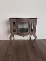 Vintage theekastje, Huis en Inrichting, Tafels | Sidetables, Ophalen, Gebruikt, 50 tot 100 cm, Rond