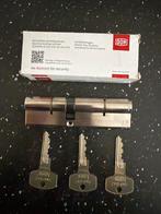 DOM Plura dubbel cilinder SKG 45/60 nieuw 3 sleutels slot, Ophalen of Verzenden, Nieuw, Rvs, Slot