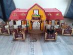 Grote playmobil paardenmanege met zeer veel extra's, Ophalen of Verzenden, Zo goed als nieuw