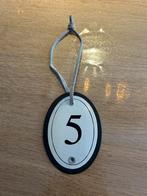 Emaille bordje nummer 5 - Nieuw, Ophalen of Verzenden, Nieuw