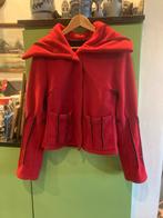 Rood Boris Fleece Jasje Maat S/M, Ophalen of Verzenden, Zo goed als nieuw, Jasje, Maat 36 (S)