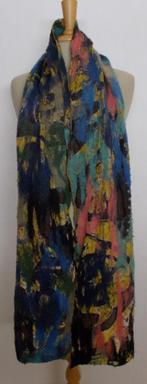 Apart mooie kleuren vilten sjaal., Kleding | Dames, Verzenden, Zo goed als nieuw, Maat 38/40 (M), Sjaal