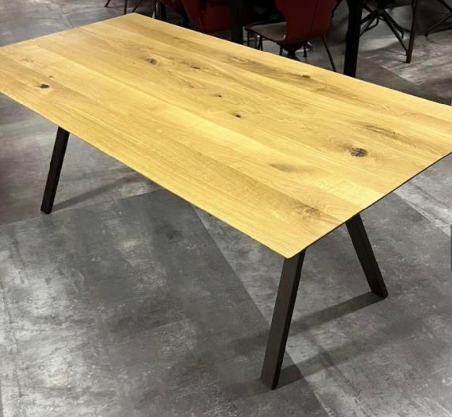 Bert Plantagie Remo Eiken Eettafel 200x100 Nieuw, Huis en Inrichting, Tafels | Eettafels, 100 tot 150 cm, Eikenhout, Nieuw, Ophalen of Verzenden