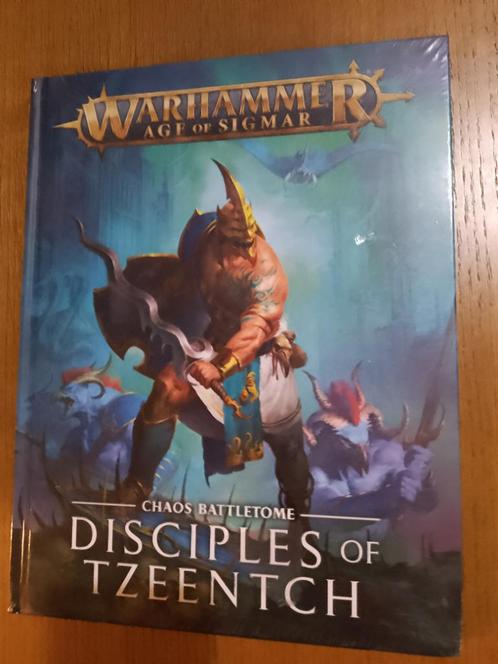 Warhammer AOS - Battletome: Disciples of Tzeentch - SEALED!!, Hobby en Vrije tijd, Wargaming, Nieuw, Warhammer, Boek of Catalogus
