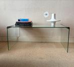 Glazen Salon Tafel Gallotti & Radice 1970s, Huis en Inrichting, Gebruikt, 100 tot 150 cm, Ophalen of Verzenden, Glas