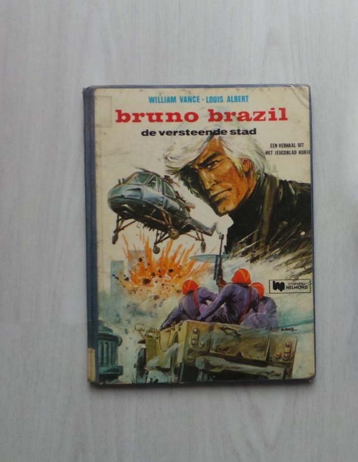 Verhaal uit Kuifje: De versteende stad Bruno Brazil, Boeken, Stripboeken, Gelezen, Eén stripboek, Ophalen of Verzenden