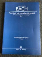 J.S.Bach - Ach Gott, wie manches Herzeleid BWV3, Klassiek, Nieuw, Ophalen of Verzenden, Koor