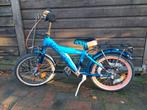 Blauwe jongensfiets Loekie Booster 16 inch, Ophalen, Zo goed als nieuw, 16 tot 20 inch, Loekie