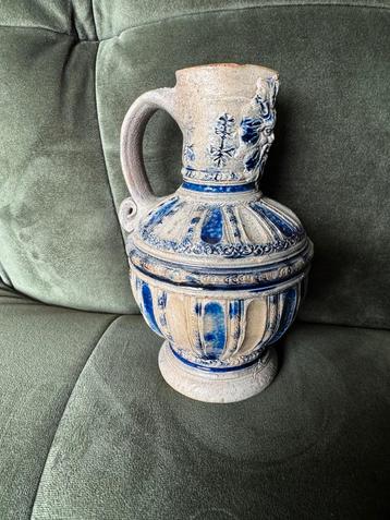 Antieke Raeren Steengoed Kruik 1600-1700 beschikbaar voor biedingen