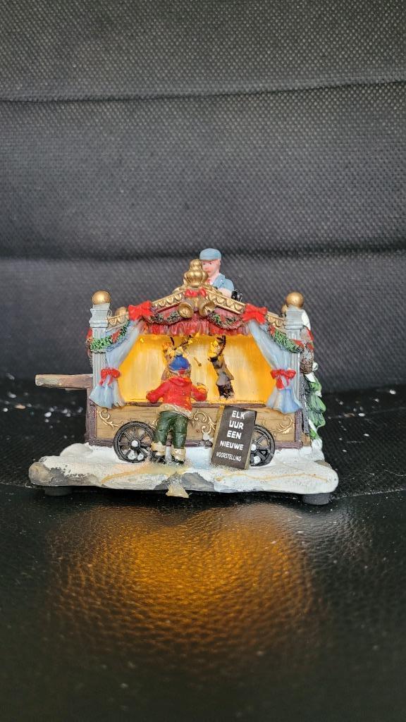 kerstdorp poppenkast, Diversen, Kerst, Gebruikt, Ophalen of Verzenden