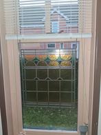 Antiek Glas in Lood Raam, Doe-het-zelf en Verbouw, Deuren en Horren, Ophalen, Gebruikt, Minder dan 80 cm, Overige typen