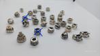 Pandora bedels zilver/goud, Gebruikt, Pandora, Ophalen of Verzenden, 4 bedels of meer