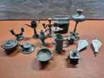 set van 15 tin miniaturen, Ophalen of Verzenden