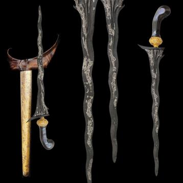 Pajang Majapahit kris keris - kris - keris - krissen - dolk beschikbaar voor biedingen