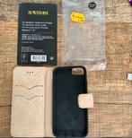 SuperTrash iPhone 6/7/8 Lederen Book Case - Beige, Ophalen, Nieuw, IPhone 6, Hoesje of Tasje