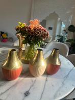 Vazen, Overige kleuren, Ophalen of Verzenden, Minder dan 50 cm, Glas