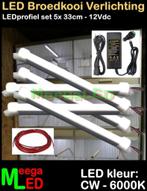 LED Verlichting SET 33cm voor Kweekkooi Vogelkooi Voliere, Ophalen of Verzenden, Nieuw, Aluminium, Broedkooi of Kweekkooi