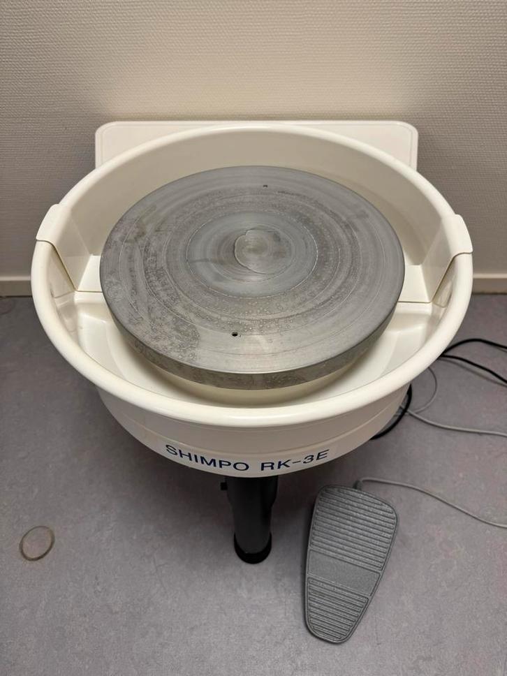 Shimpo RK-3E Draaischijf - Zo goed als nieuw!, Hobby en Vrije tijd, Pottenbakken, Zo goed als nieuw, Ophalen
