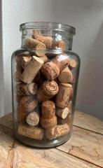 Oude franse pot / vaas met kurken, Ophalen of Verzenden