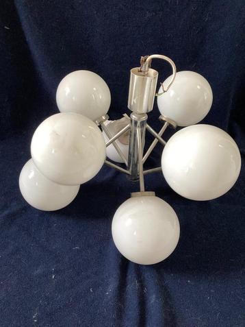 plafondlamp Atomium - armatuur met 8 bollen beschikbaar voor biedingen