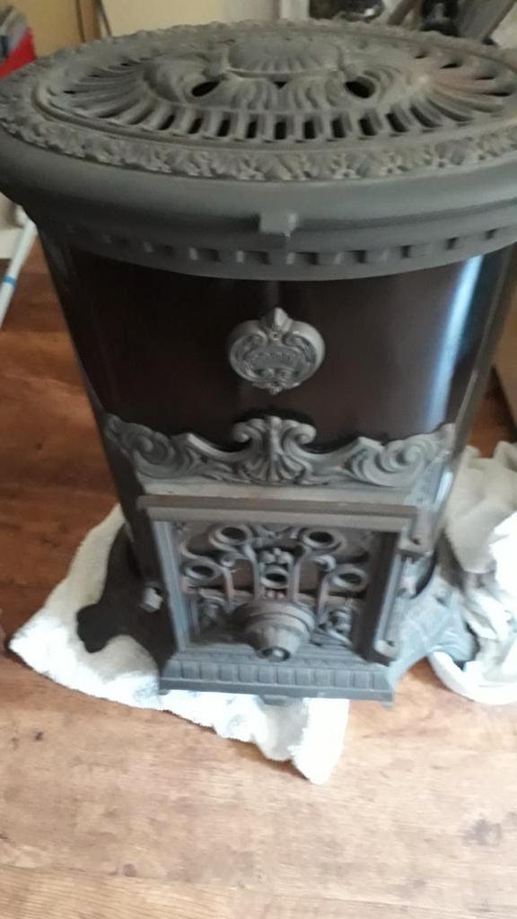 Godin gietijzeren gaskachel, Huis en Inrichting, Kachels, Gebruikt, Vrijstaand, Gaskachel, Gas, Ophalen