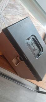 Naaikoffer, fournituren, vintage, kunststof, 70's, Hobby en Vrije tijd, Naaien en Fournituren, Ophalen of Verzenden, Gebruikt