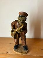 Beeld Tenorsaxofonist - Decoratief Jazz Figuur, Verzamelen, Beelden en Beeldjes, Ophalen of Verzenden, Gebruikt, Mens